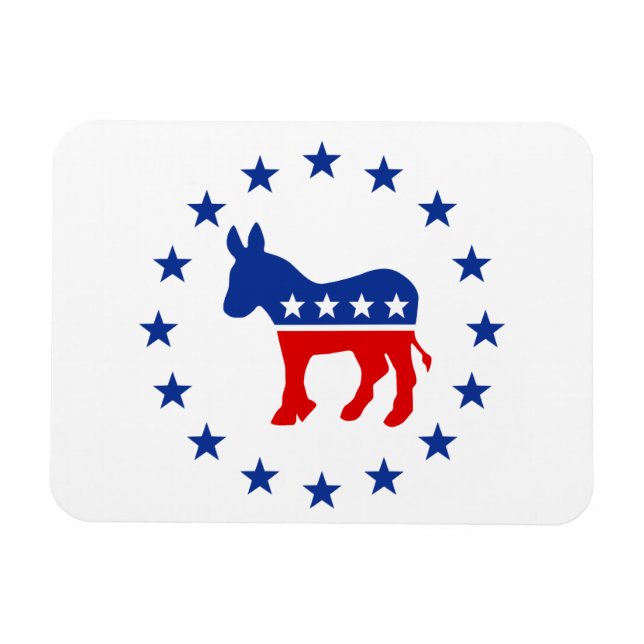 Democrat Donkey Premium Magnet (Horizontal)