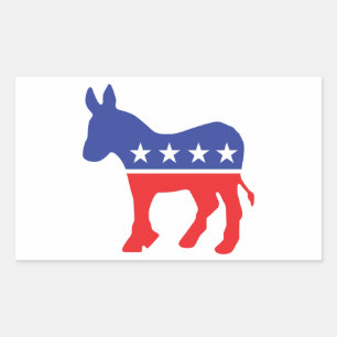 Democrat Donkey Sticker
