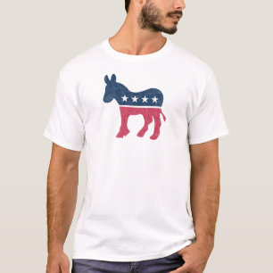 Democrat Donkey Vintage Distressed T-Shirt
