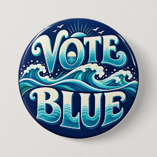 Democrat Election 2026 3 Inch Round Button
