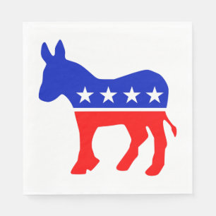 Democrat Election Symbol Napkin