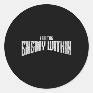 Democrat Kamala Harris Enemy Within Anti-trump Lef Classic Round Sticker