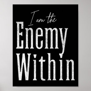 Democrat Kamala Harris Enemy Within Anti-trump Lef Poster
