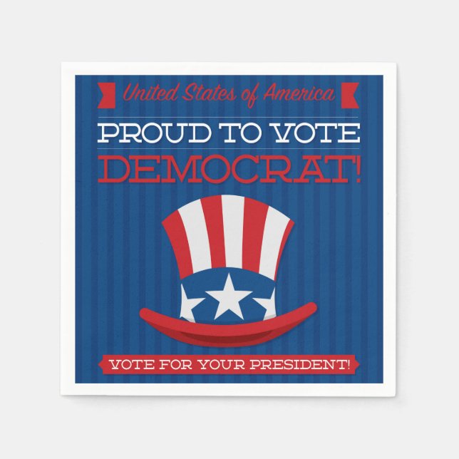 Democrat Napkin (Front)