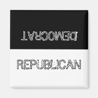 Democrat or Republican? Magnet