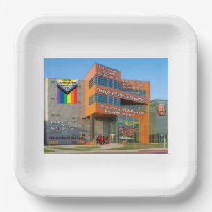 Democrat party HQ Paper Plate