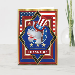 Democrat  Political Greeting Card