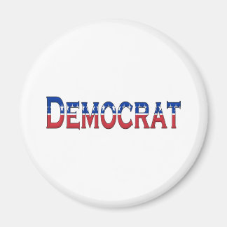 Democrat Stars and Stripes Logo Magnet