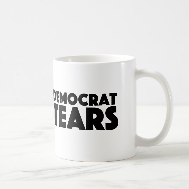 Democrat Tears Mug For Republican Trump Supporters (Right)