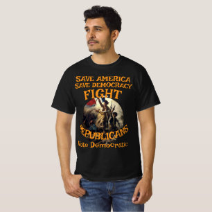 DEMOCRAT ZL X1 KP PARTY VOTE ELECTION COST TEE