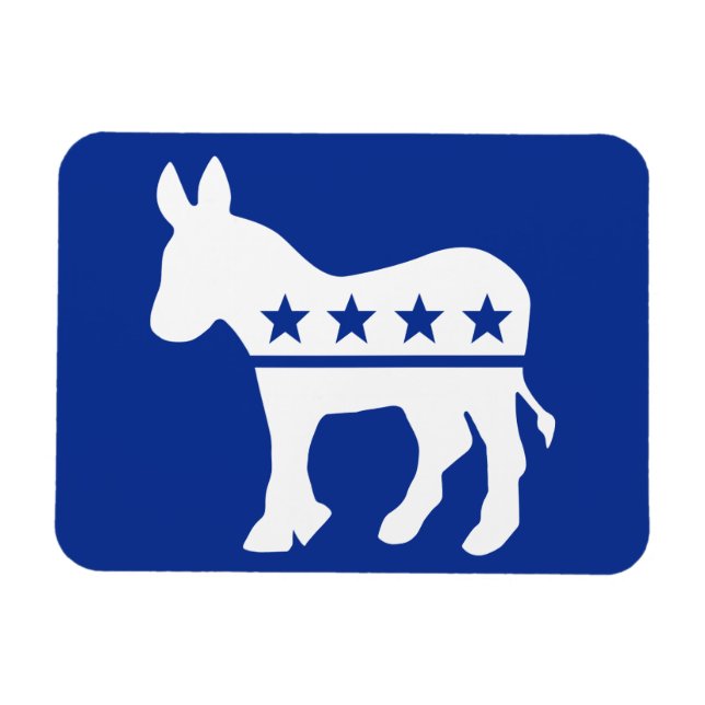Démocrate Donkey Premium Magnet (Horizontal)