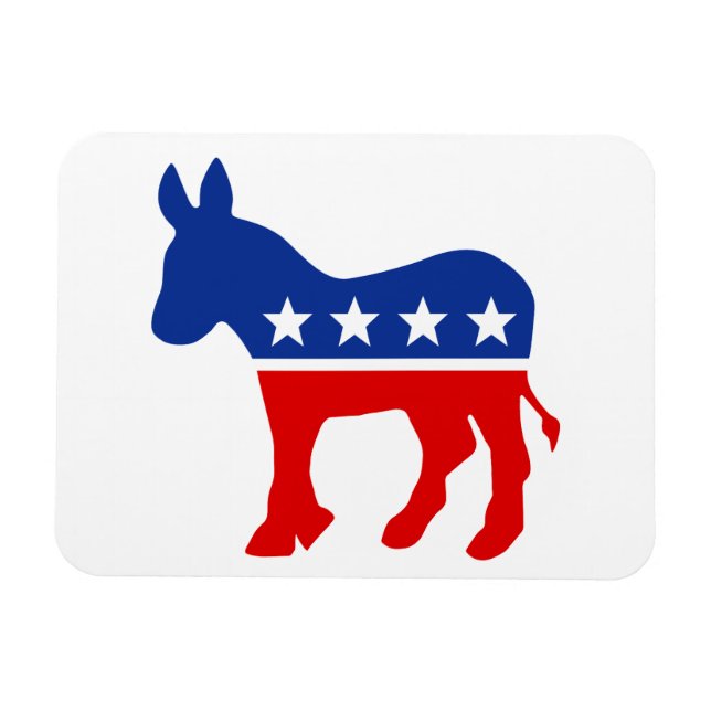 Démocrate Donkey Premium Magnet (Horizontal)