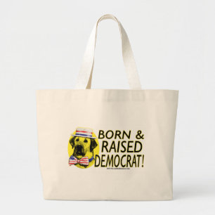 Démocrate né et élevé - sac de chien jaune