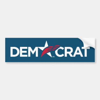 DÉMOCRATE :: Sticker pare-chocs