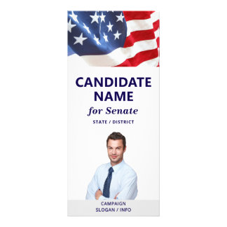 Democratic 2026 Political Campaign Canvassing Tool Rack Card