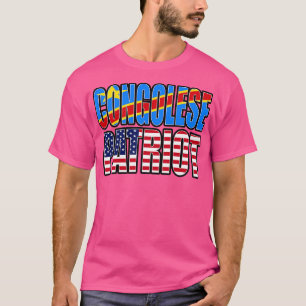 Democratic Congolese American Patriot Pride Herita T-Shirt