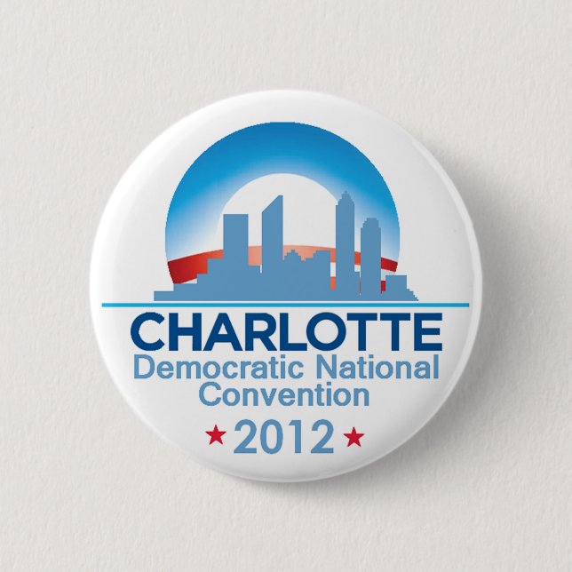 Democratic Convention 2 Inch Round Button (Front)