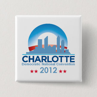 Democratic Convention 2 Inch Square Button