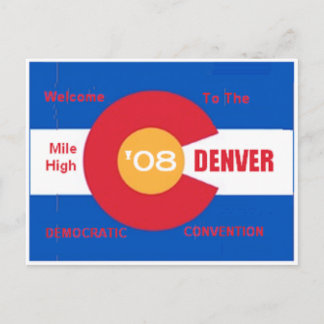 Democratic Convention Postcard Denver DNC