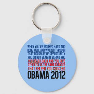 Democratic Convention Quote Keychain