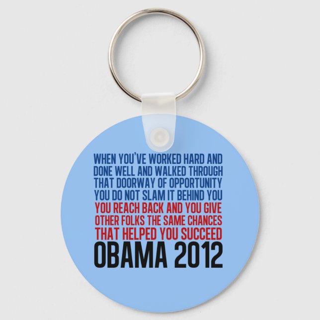 Democratic Convention Quote Keychain (Front)