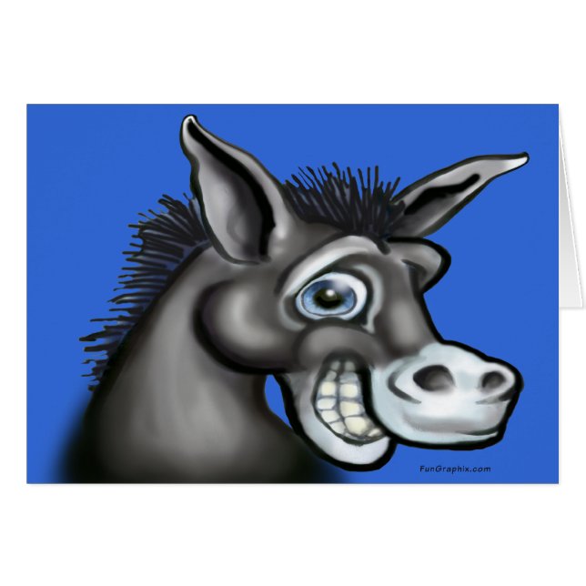 Democratic Donkey (Front Horizontal)