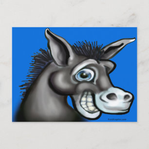 Democratic Donkey Postcard
