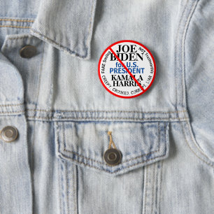 Democratic Joe Biden Kamala Harris 2 Inch Round Button