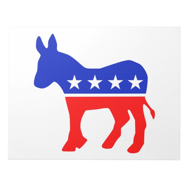 Democratic Party Emblem Notepad (Front)