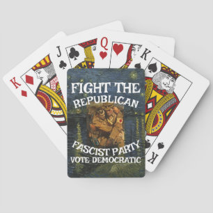 DEMOCRATIC PARTY FW FV HG FREEDOM EQUALITY LIBERTY PLAYING CARDS
