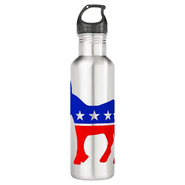 Democratic Party Political Emblem (Donkey) 710 Ml Water Bottle (Front)