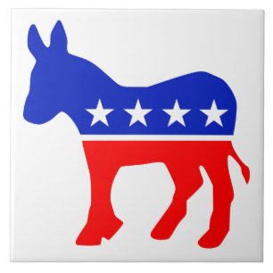 Democratic Party Political Emblem (Donkey) Tile