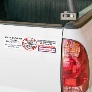 Democratic Rashida Talib Edit YEAR Bumper Sticker