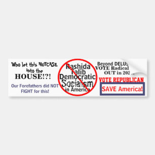 Democratic Rashida Talib Edit YEAR Bumper Sticker