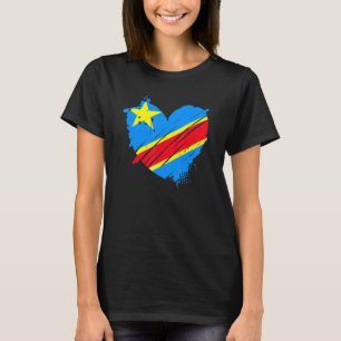 Democratic Republic Congo Flag I Love It Is In My T-Shirt