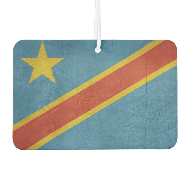 Democratic Republic of Congo Flag Air Freshener (Front)