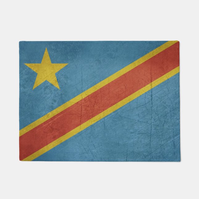 Democratic Republic of Congo Flag Doormat (Front)