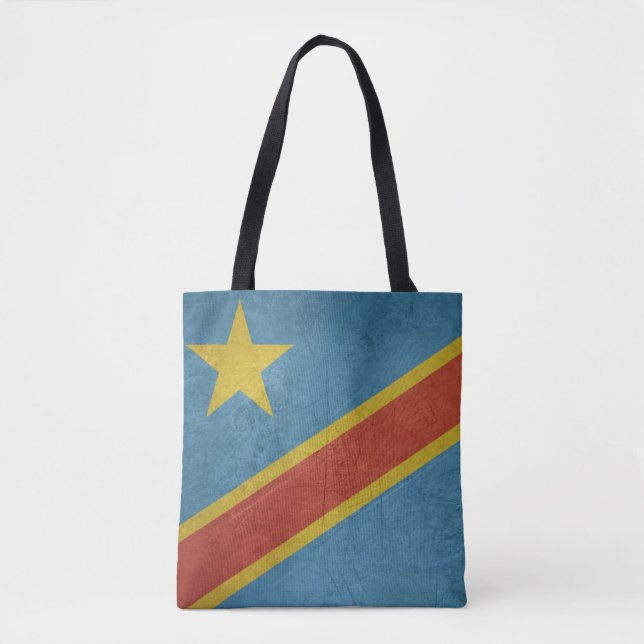 Democratic Republic of Congo Flag Tote Bag (Front)