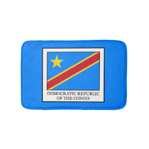 Democratic Republic of the Congo Bath Mat