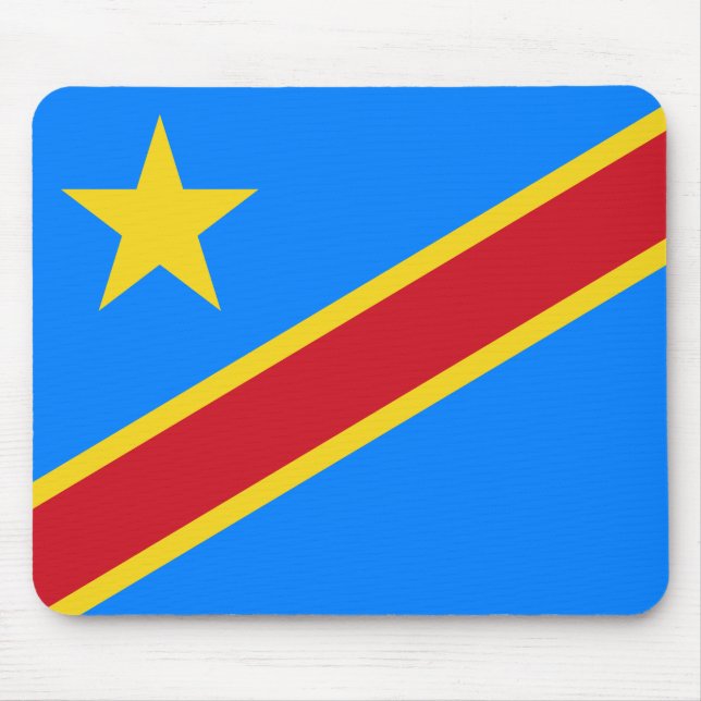 Democratic Republic of the Congo Flag Mouse Pad (Front)