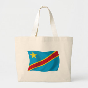 Democratic Republic of the Congo Flag Tote Bag