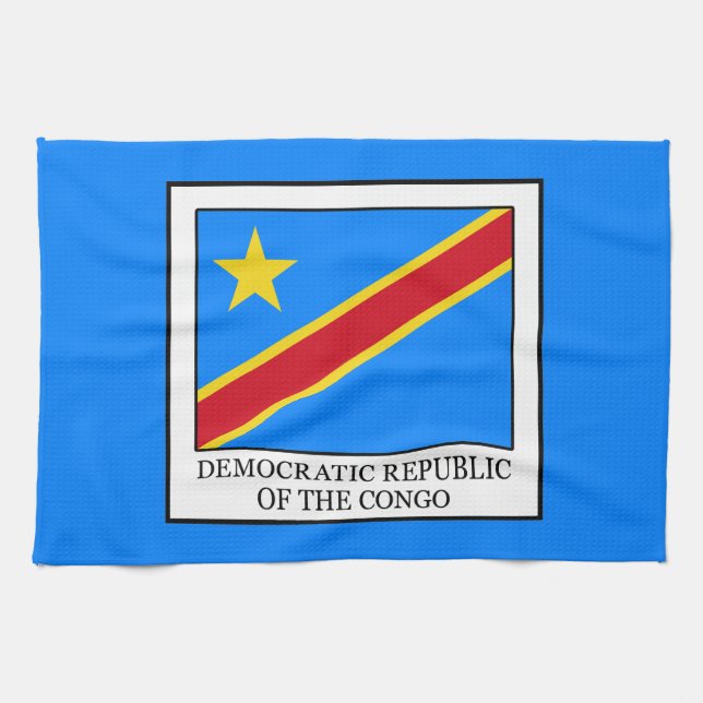 Democratic Republic of the Congo Kitchen Towel (Horizontal)