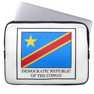 Democratic Republic of the Congo Laptop Sleeve