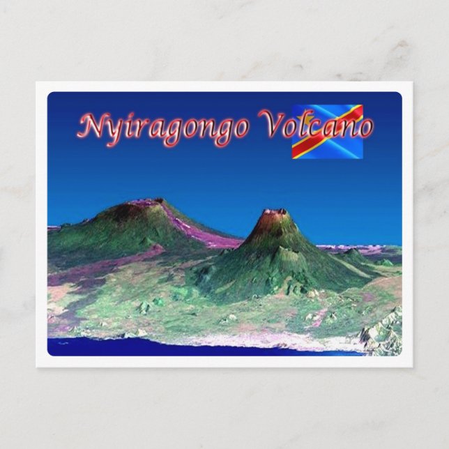 Democratic Republic of the Congo - Nyiragongo - Postcard (Front)