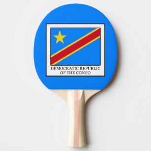 Democratic Republic of the Congo Ping Pong Paddle