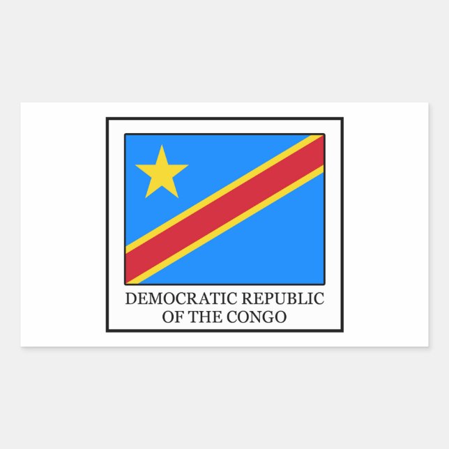 Democratic Republic of the Congo Sticker (Front)
