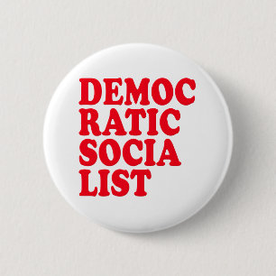 Democratic Socialist 2 Inch Round Button