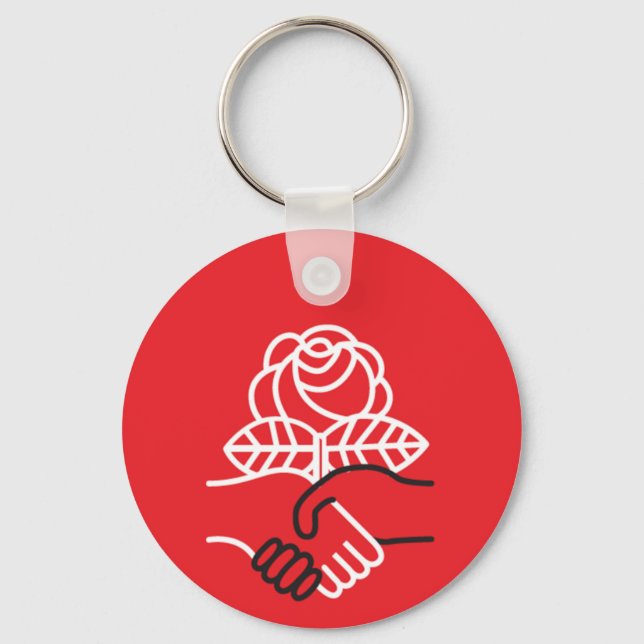 Democratic Socialists Of America Keychain (Front)