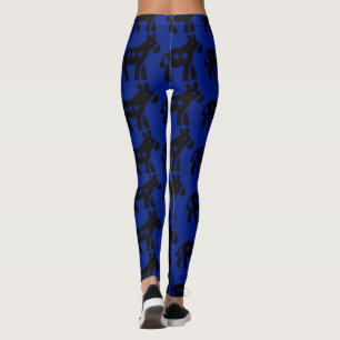 Democratic Spirit: Stylish Donkey Leggings! Leggings