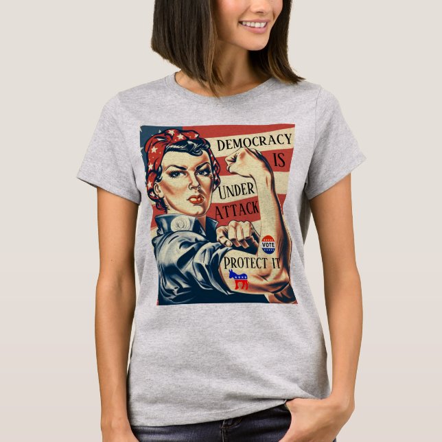 Démocratie / Protéger T-shirt It (Devant)
